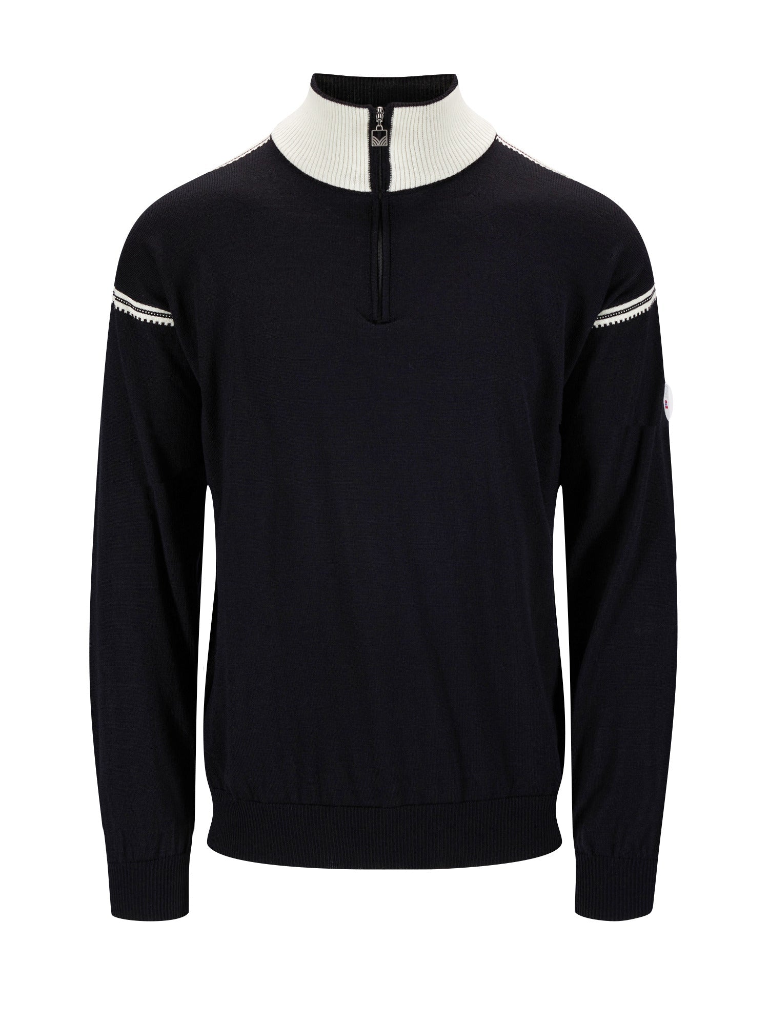 Dale Of Norway M SANDVIK MASC SWEATER Zwart Offwhite XL - PeakStyle