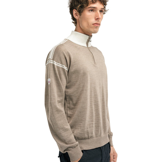 Dale Of Norway M SANDVIK MASC SWEATER Mountainstone Offwhite XXL - PeakStyle
