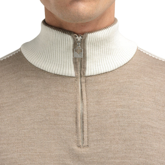 Dale Of Norway M SANDVIK MASC SWEATER Mountainstone Offwhite XXL - PeakStyle