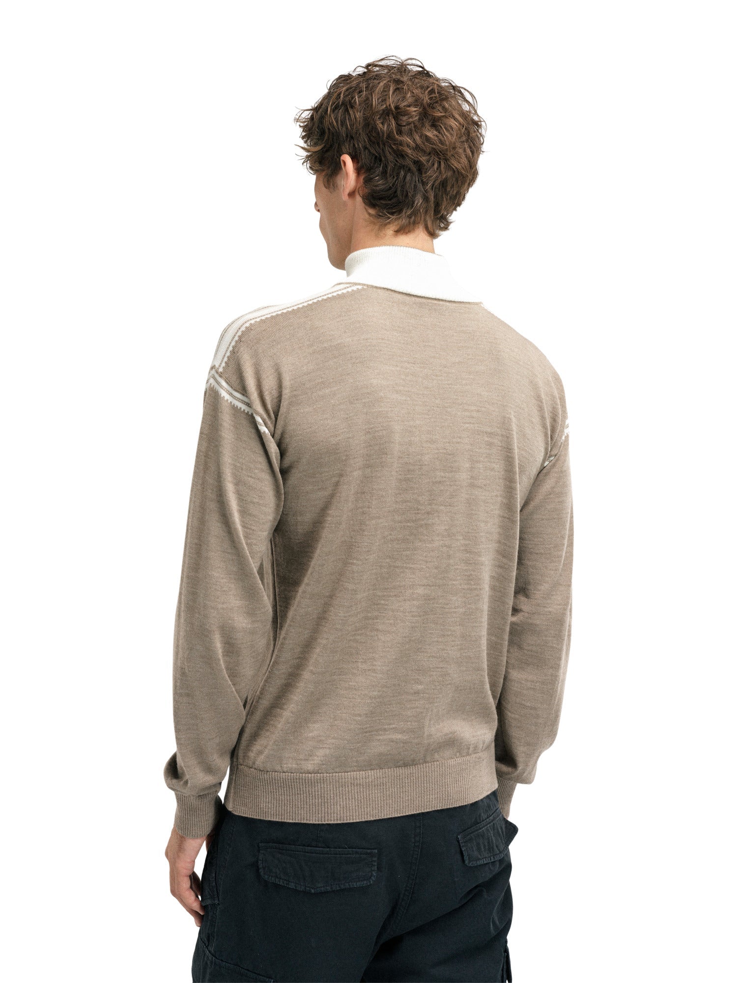 Dale Of Norway M SANDVIK MASC SWEATER Mountainstone Offwhite XXL - PeakStyle