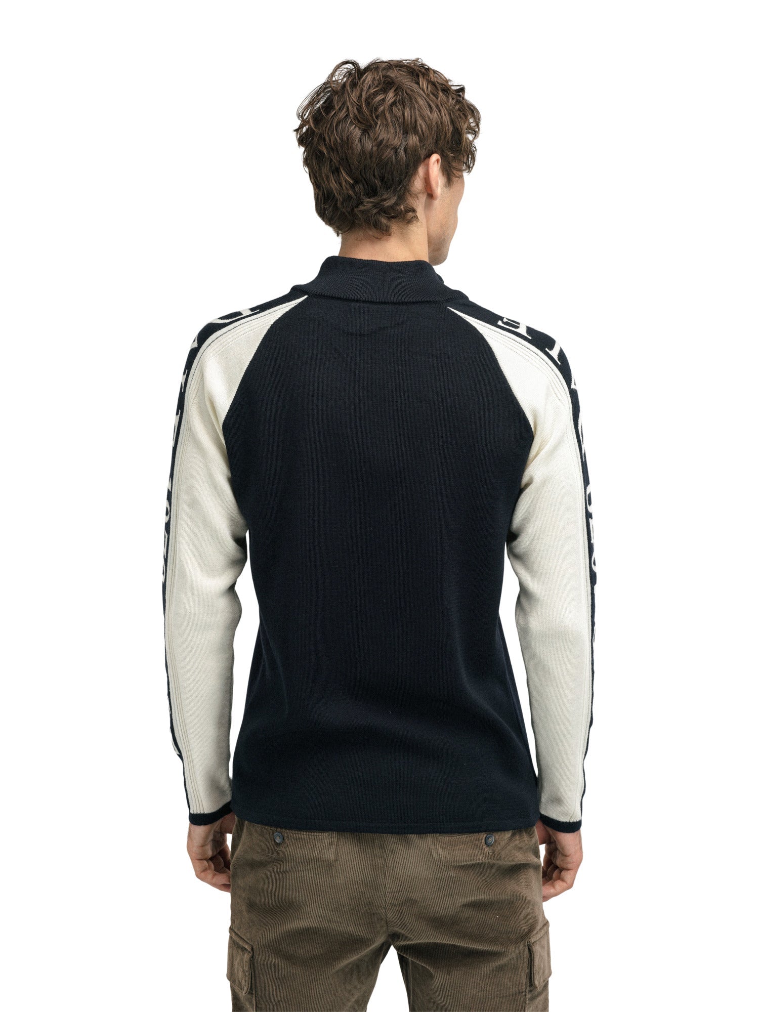 Dale Of Norway M SKARSTIND 1879 MASC SWEATER Black Off-white XXL - PeakStyle