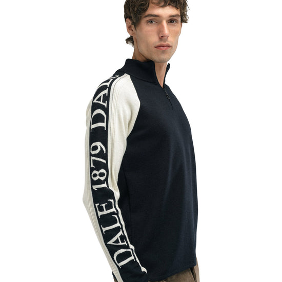 Dale Of Norway M SKARSTIND 1879 MASC SWEATER Black Off-white XXL - PeakStyle