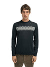 Dale Of Norway M STENBERG MASCULINE SWEATER Dark Charcoal Offwhite XXL - PeakStyle