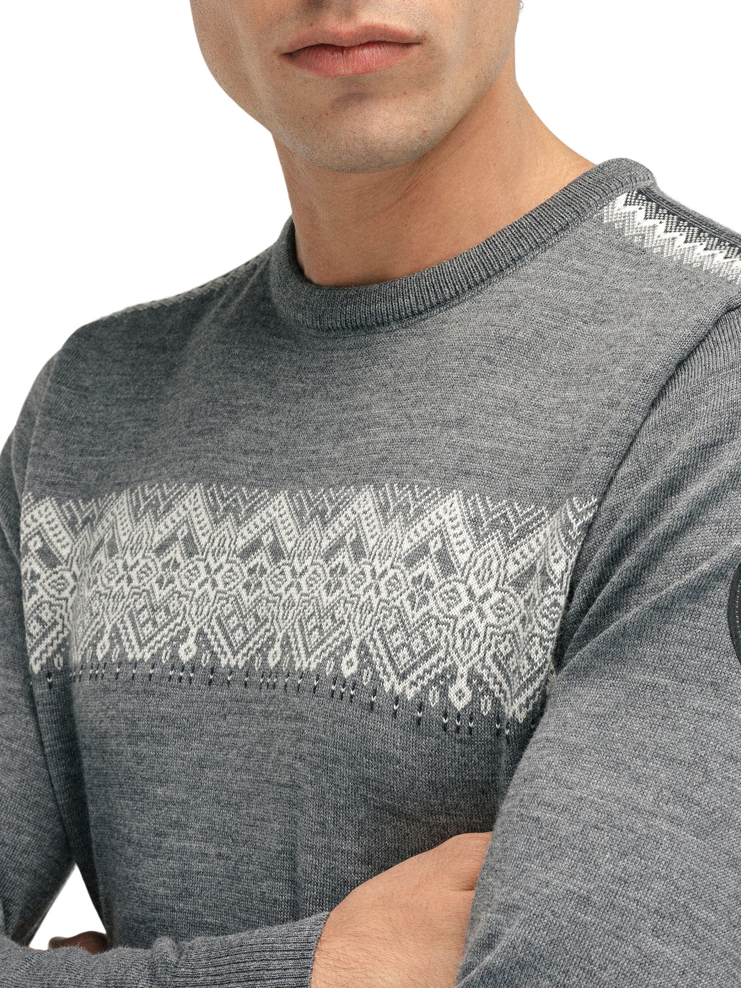 Jersey Dale Of Norway M STENBERG MASCULINE Smoke Offwhite Charcoal XXL - PeakStyle