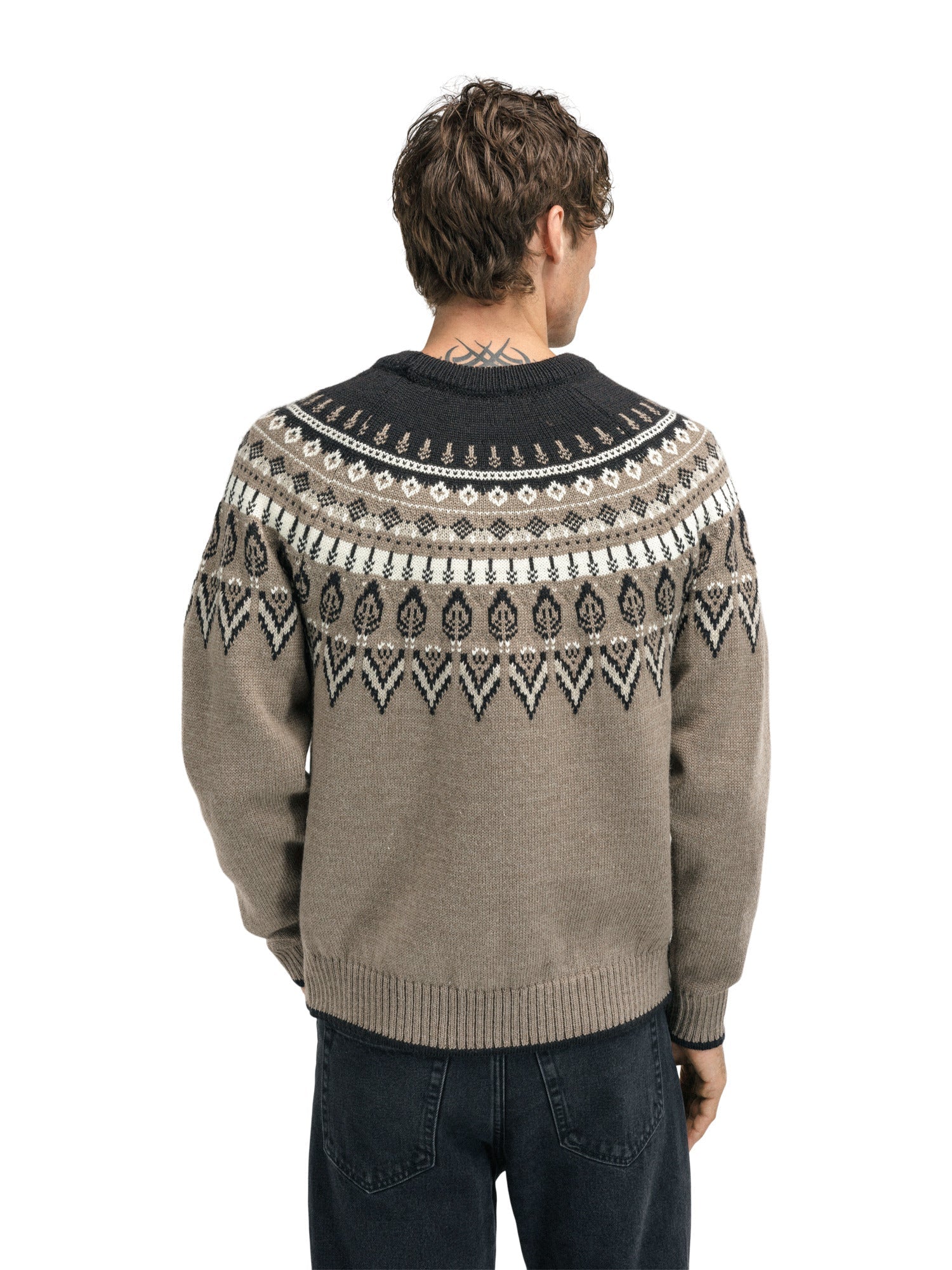 Dale Of Norway M SULA MASC SWEATER Café Arena Blanco roto XXL - PeakStyle