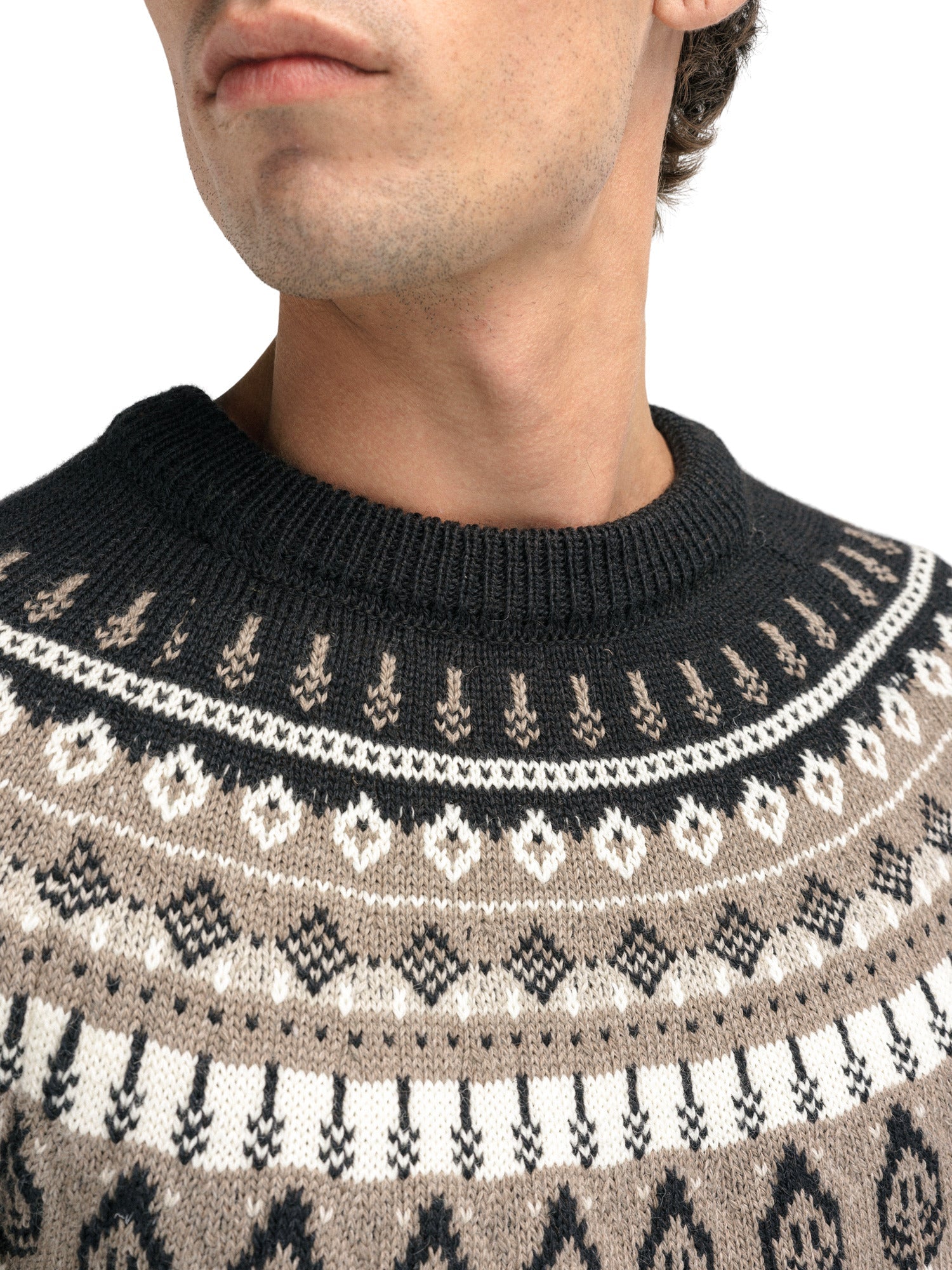 Dale Of Norway M SULA MASC SWEATER Café Arena Blanco roto XXL - PeakStyle