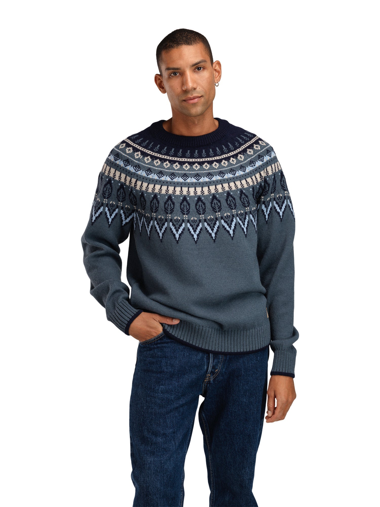 Dale Of Norway M SULA MASC SWEATER Acero Azul marino Azul hielo XXL - PeakStyle