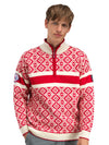 Jersey Dale Of Norway M TEAM NORWAY CORTINA MASC SWEATER Raspberry Offwhite 3XL - PeakStyle