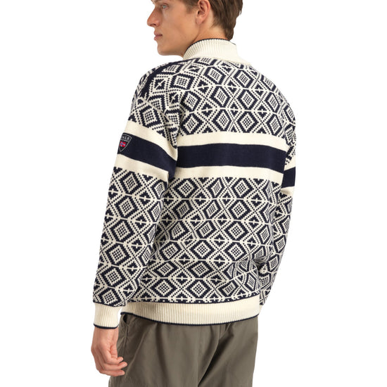 Dale Of Norway M TEAM NORWAY CORTINA MASC SWEATER Azul marino Blanco roto 3XL - PeakStyle
