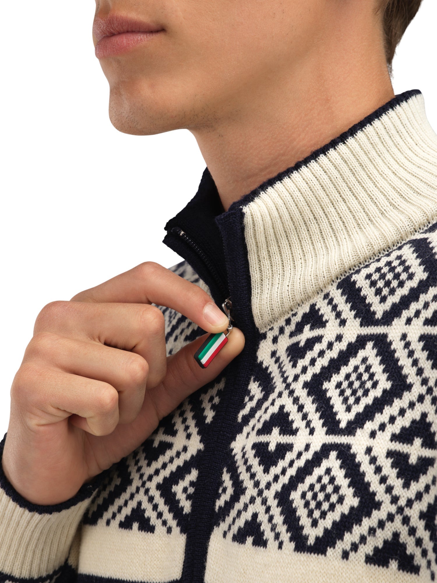 Dale Of Norway M TEAM NORWAY CORTINA MASC SWEATER Azul marino Blanco roto 3XL - PeakStyle