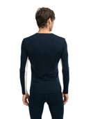 Dale Of Norway M VAIL MASCULINE BASELAYER CREW NECK Offwhite Navy XXL - PeakStyle