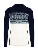 Dale Of Norway M VAIL MASCULINE BASELAYER HALF ZIP Offwhite Navy XXL - PeakStyle
