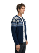 Dale Of Norway M VEAFJORD MASC JACKET Bleu marine Crème XXL - PeakStyle