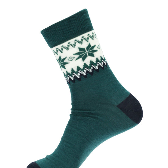 Dale Of Norway MYKING SOCKS Verde pino Bianco sporco S - PeakStyle