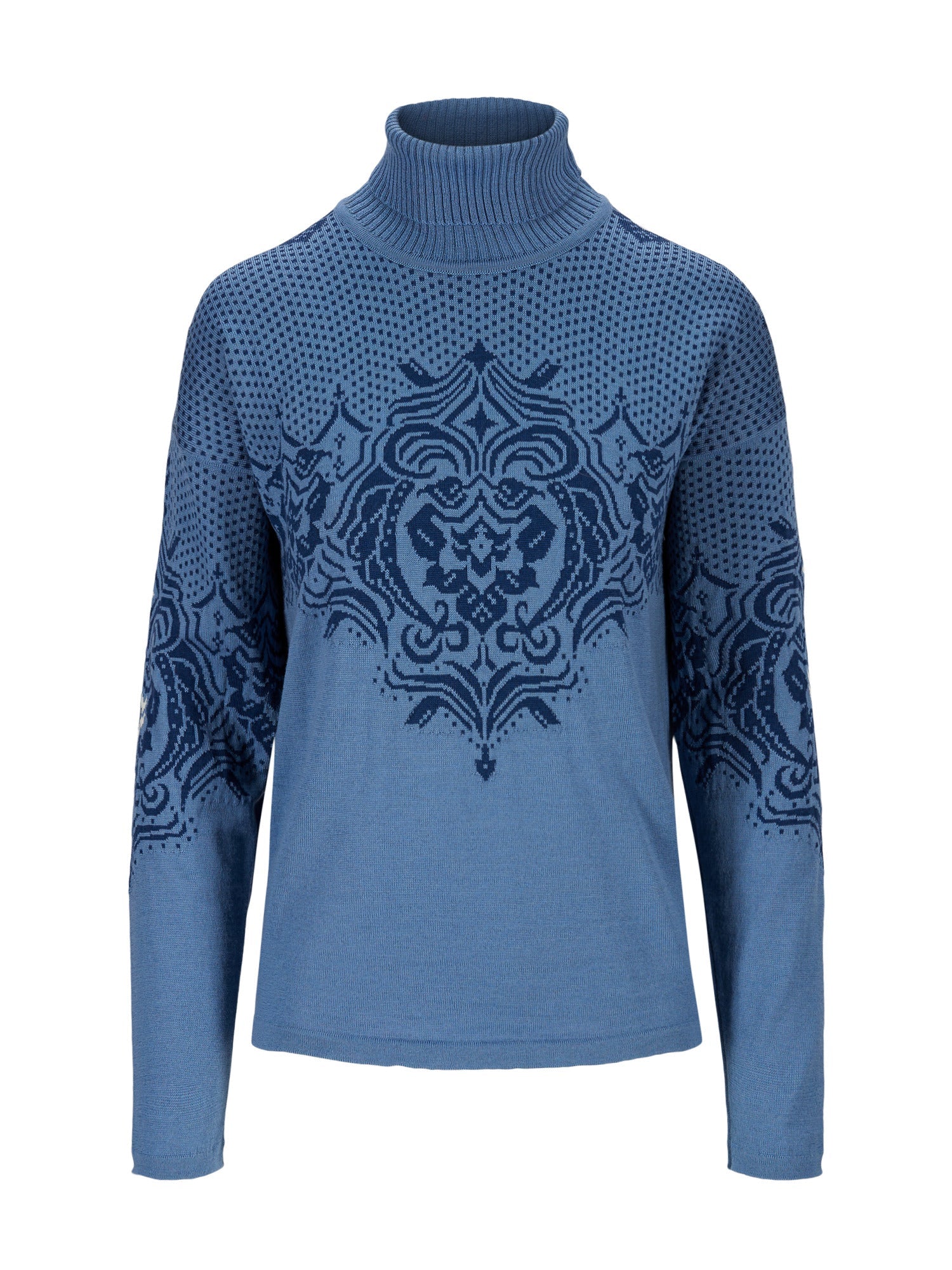 Dale Of Norway ROSENDAL FEM SWEATER Blueshadow Indigo M - PeakStyle