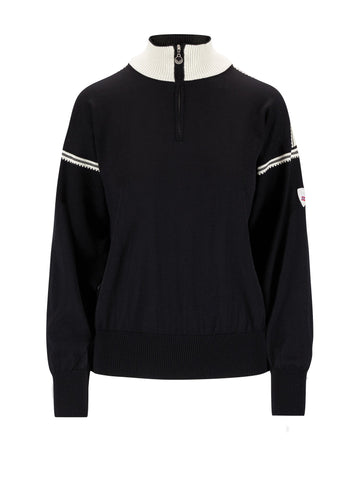 Dale Of Norway SANDVIK FEMININE SWEATER Black Off-white M - PeakStyle