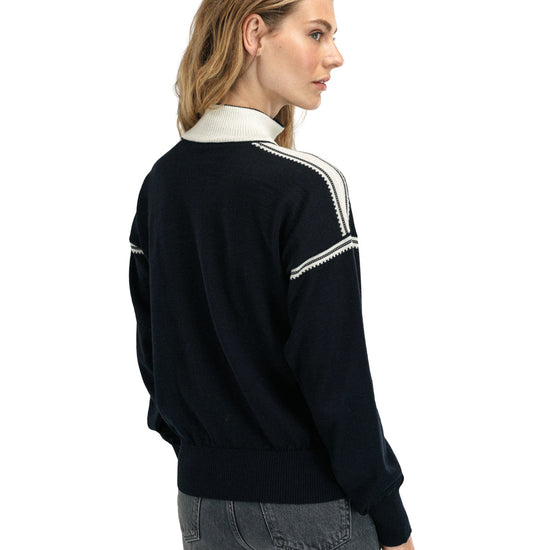Dale Of Norway SANDVIK FEMININE SWEATER Black Off-white M - PeakStyle