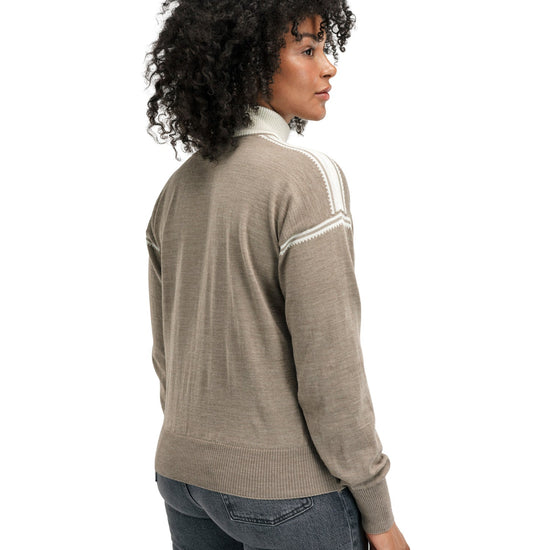 Dale Of Norway SANDVIK FEMININE SWEATER Mountainstone Off-White XL - PeakStyle