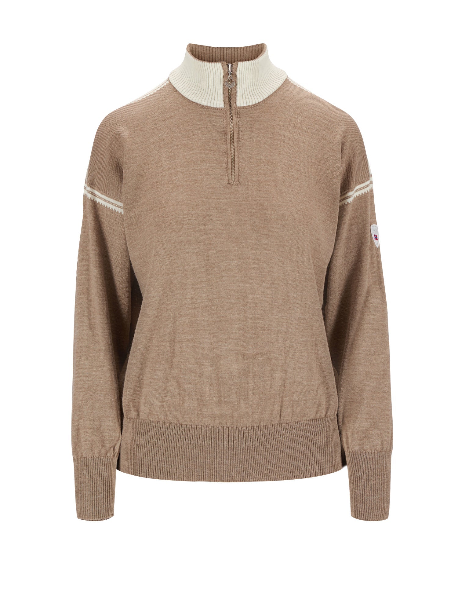 Dale Of Norway SANDVIK FEMININE SWEATER Mountainstone Off-White XL - PeakStyle