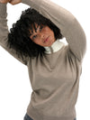Dale Of Norway SANDVIK FEMININE SWEATER Mountainstone Off-White XL - PeakStyle