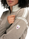 Dale Of Norway SANDVIK FEMININE SWEATER Mountainstone Off-White XL - PeakStyle