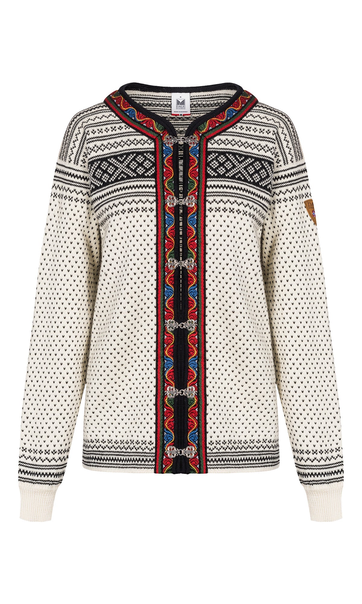 Dale Of Norway SETESDAL UNI JACKET Offwhite Black 3XL - PeakStyle