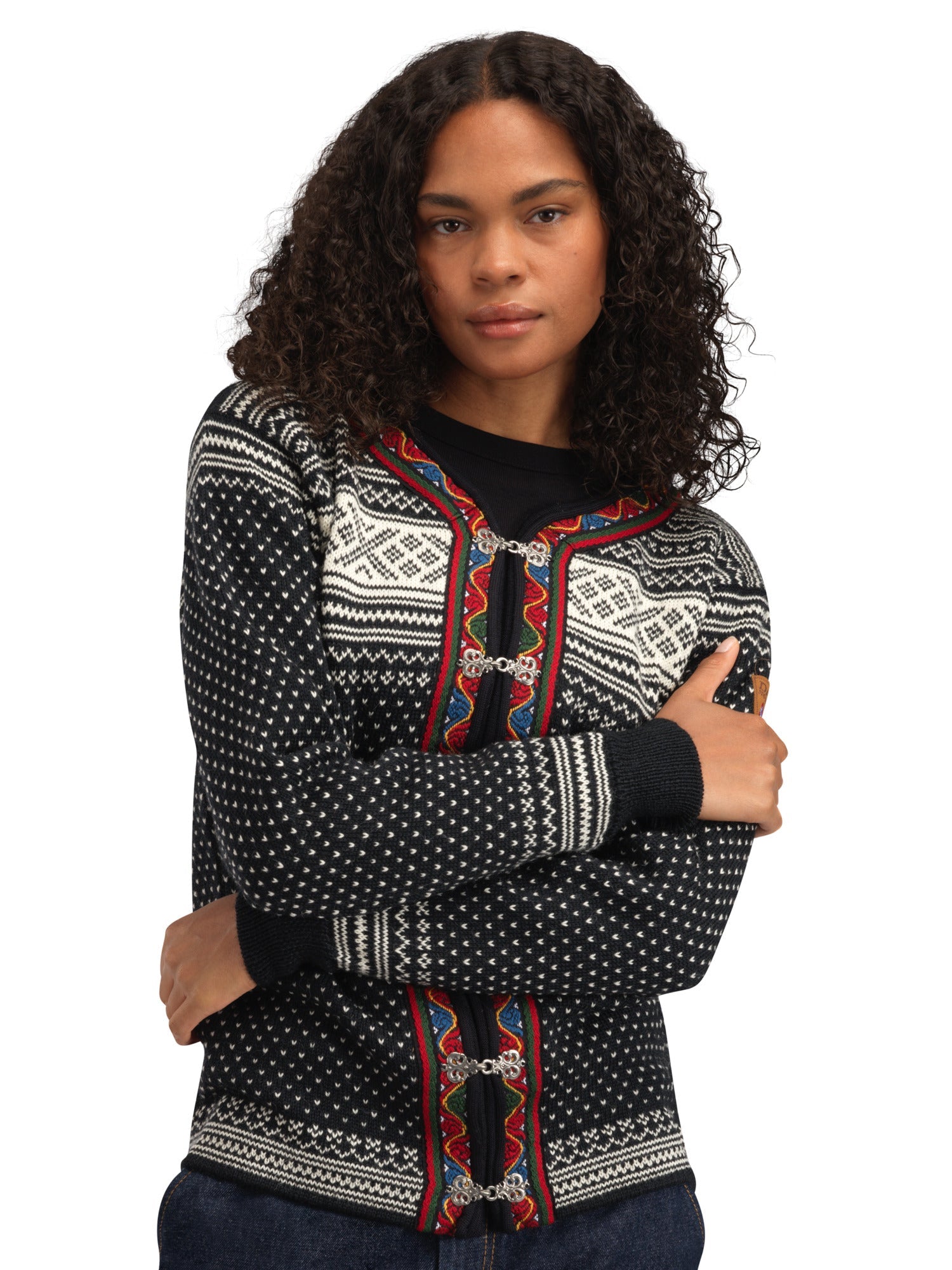 Dale Of Norway SETESDAL UNI JACKET Noir Offwhite 3XL - PeakStyle
