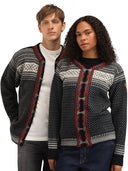 Dale Of Norway SETESDAL UNI JACKET Zwart Offwhite 3XL - PeakStyle