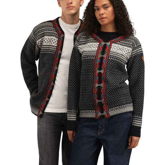 Dale Of Norway SETESDAL UNI JACKET Noir Offwhite 3XL - PeakStyle