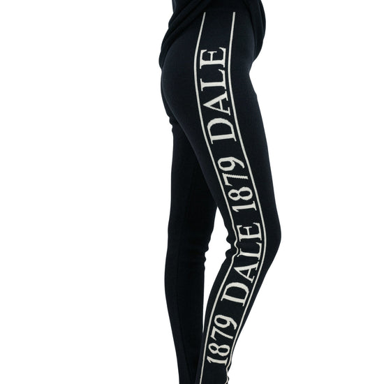 Dale Of Norway SKARSTIND 1879 TIGHTS FEMININE Black Off-white M - PeakStyle