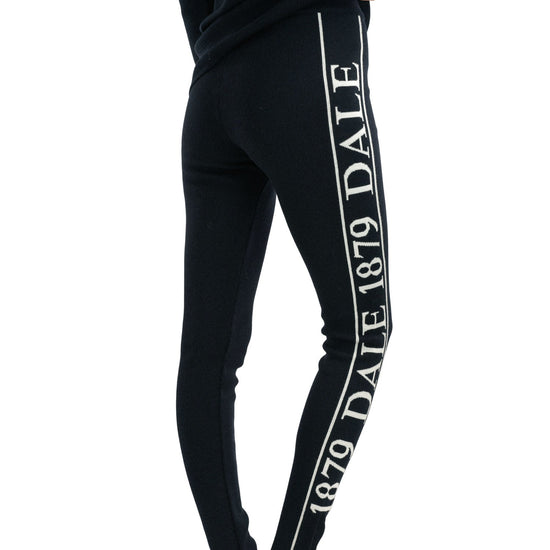 Dale Of Norway SKARSTIND 1879 TIGHTS FEMININE Black Off-white M - PeakStyle
