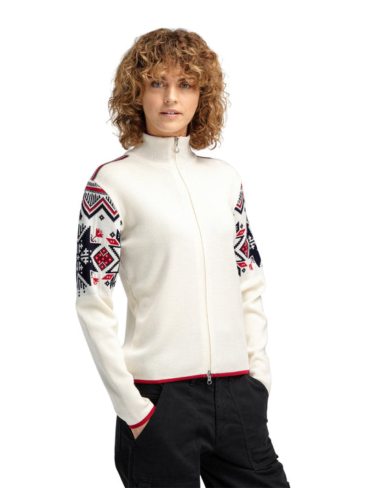 Chaqueta Dale Of Norway VARBERG FEM Offwhite Marine Raspberry S - PeakStyle