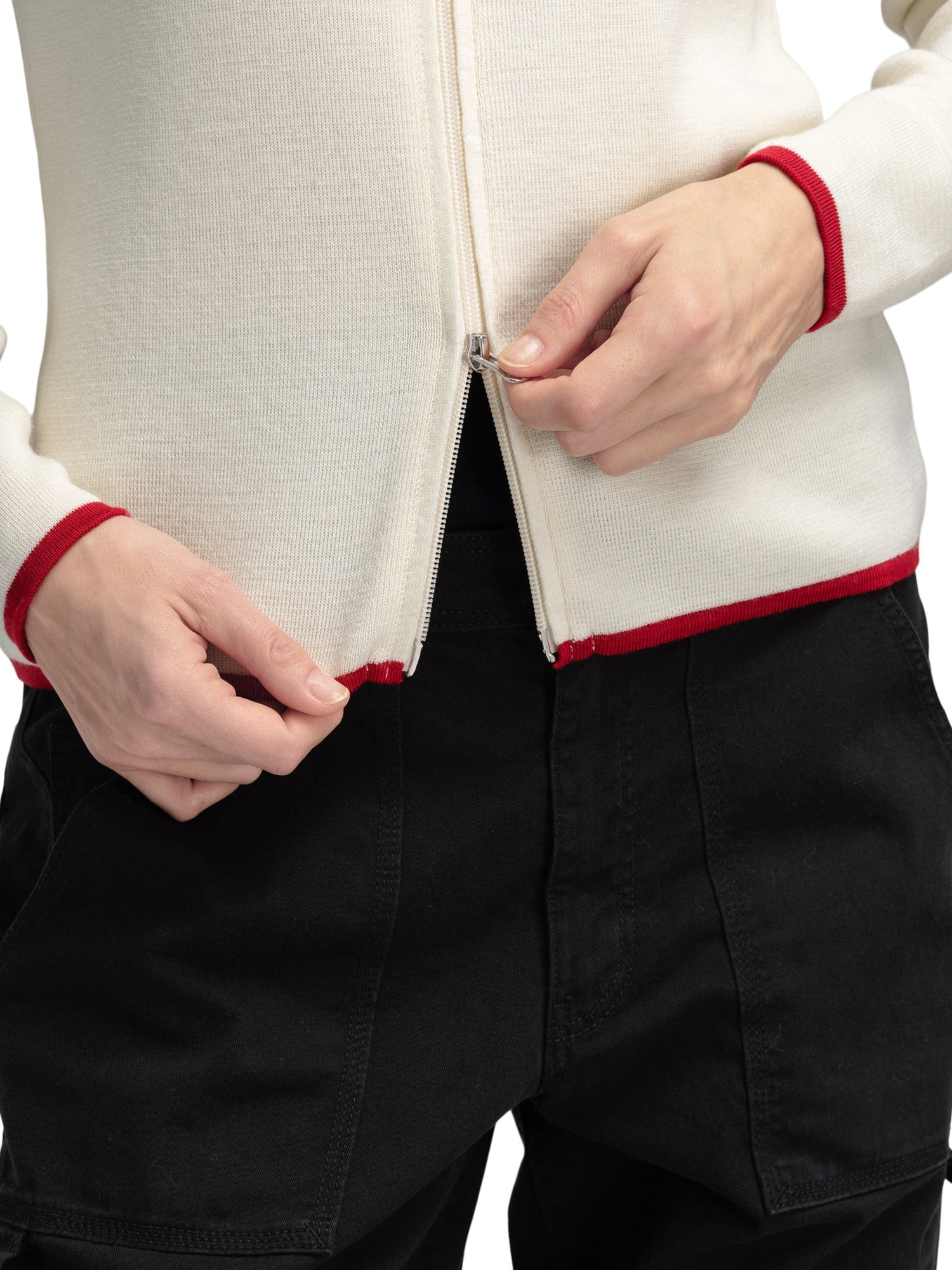 Dale Of Norway VARBERG FEM JACKET Offwhite Marine Raspberry S - PeakStyle