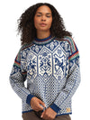 Dale Of Norway W 1994 FEM SWEATER Indigo Offwhite Mustard XL - PeakStyle