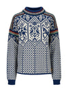 Dale Of Norway W 1994 FEM SWEATER Indigo Offwhite Mustard XL - PeakStyle