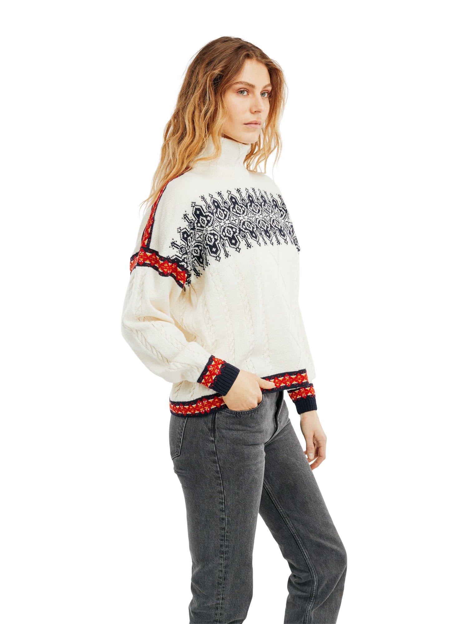 Dale of Norway W ASPOY SWEATER - Outerwear at PeakStyle