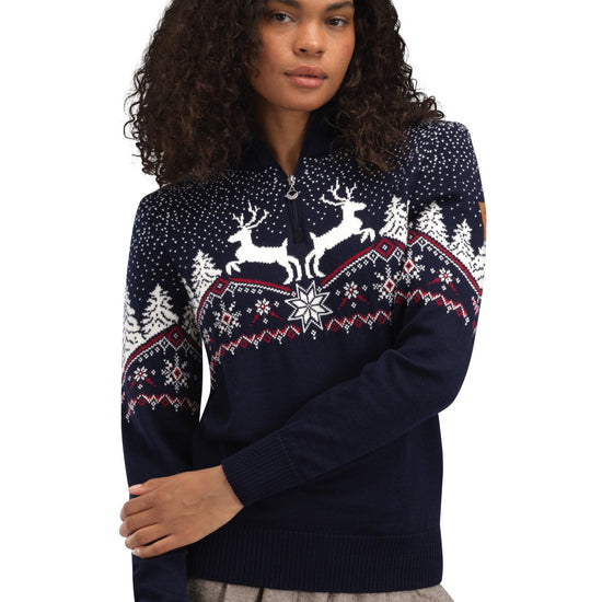 Dale Of Norway W DALE CHRISTMAS FEM MERINO SWEATER - Pullover bei PeakStyle