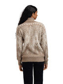 Dale Of Norway W FALUN ALPA FEMININE SWEATER Beige naturel Blanc cassé XL - PeakStyle