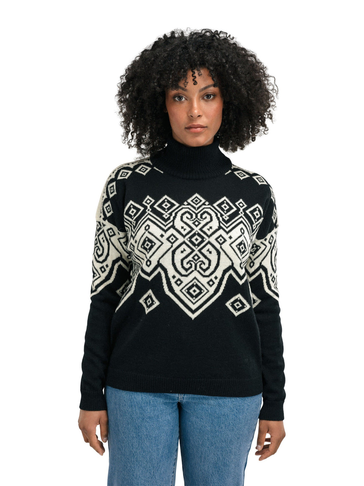 Dale of Norway W FALUN HERON SWEATER - Outerwear at PeakStyle