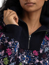 Dale Of Norway W FJÆRE FEMININE SWEATER Navy Ultra Marine Pink XL - PeakStyle