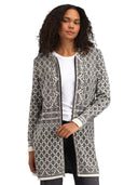 Dale Of Norway W INGEBORG FEM JACKET Blanc cassé Noir Gravuvig Smoke XL - PeakStyle
