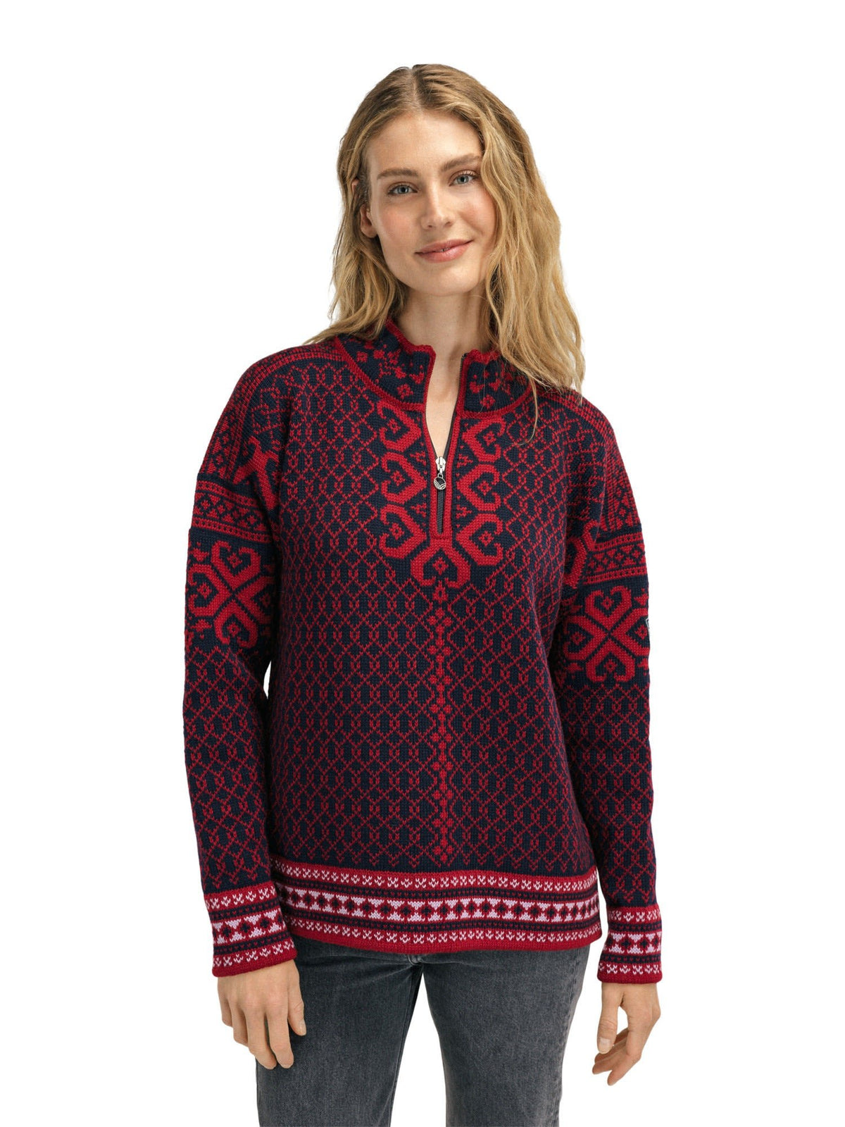 Dale of Norway W LEKNES SWEATER - Outerwear at PeakStyle