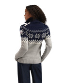 Dale Of Norway W MYKING FEM SWEATER Charbon clair Blanc cassé Bleu marine XL - PeakStyle