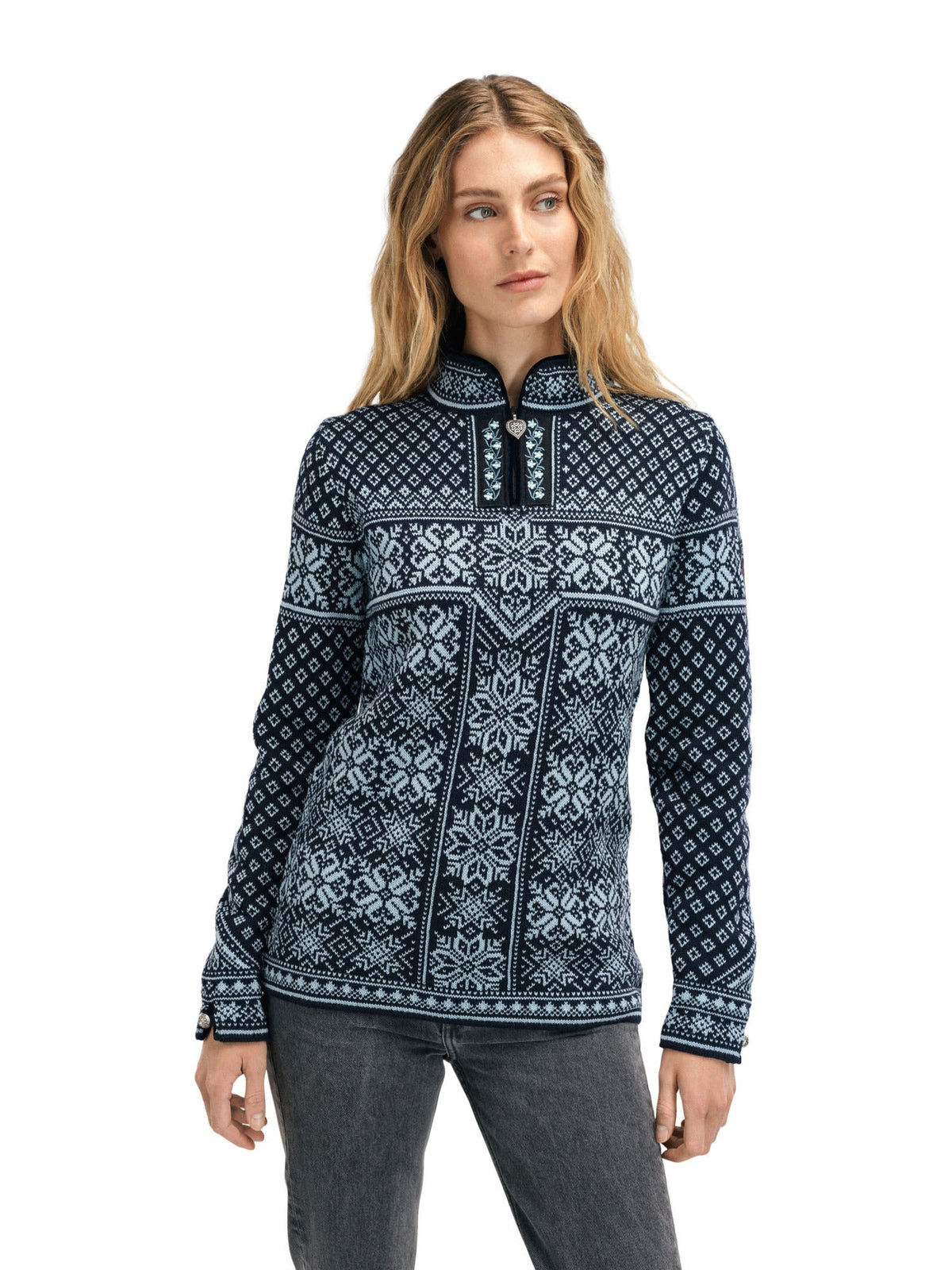 Dale of Norway W PEACE SWEATER - Outerwear at PeakStyle