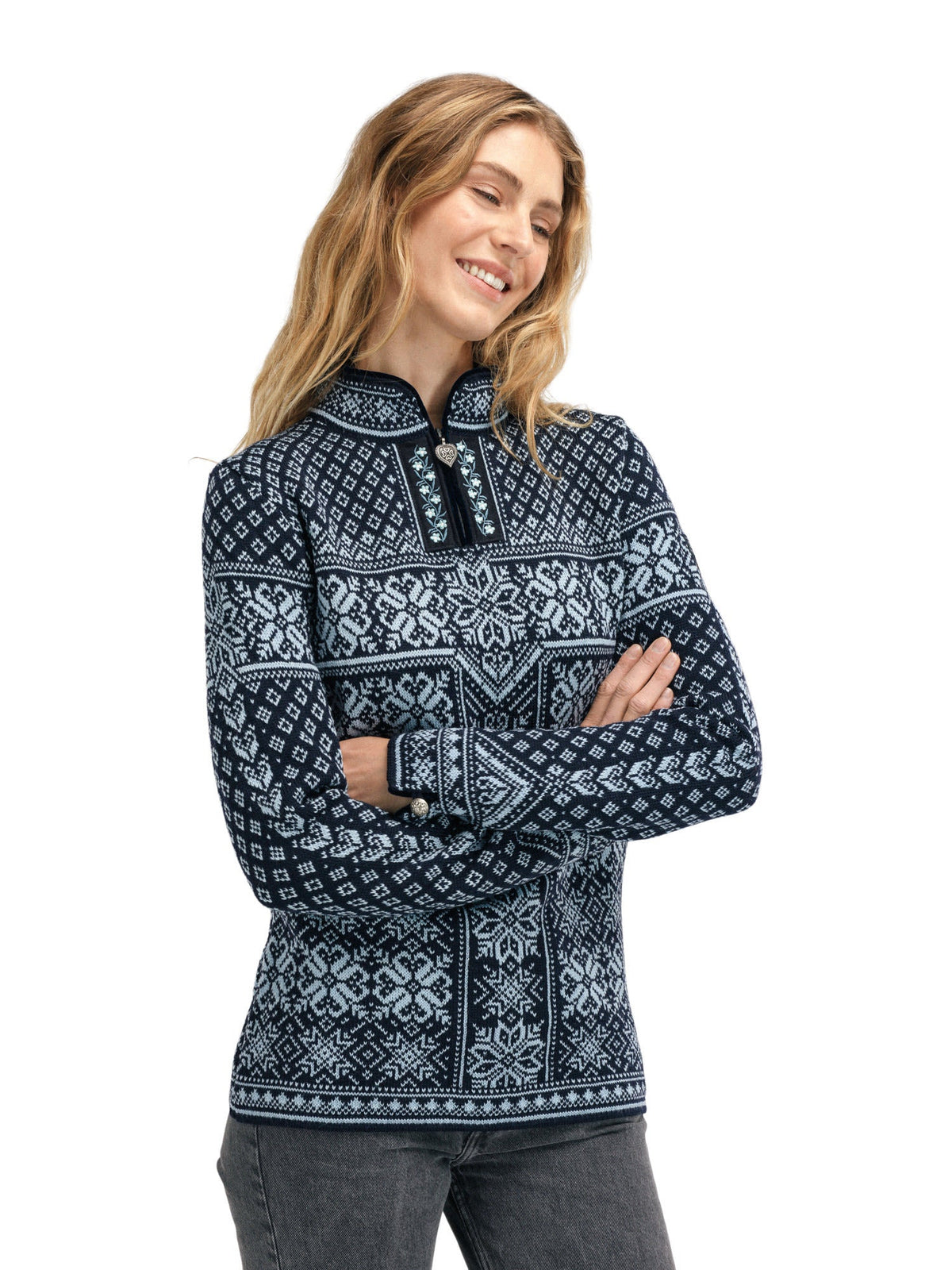Dale of Norway W PEACE SWEATER - Outerwear at PeakStyle