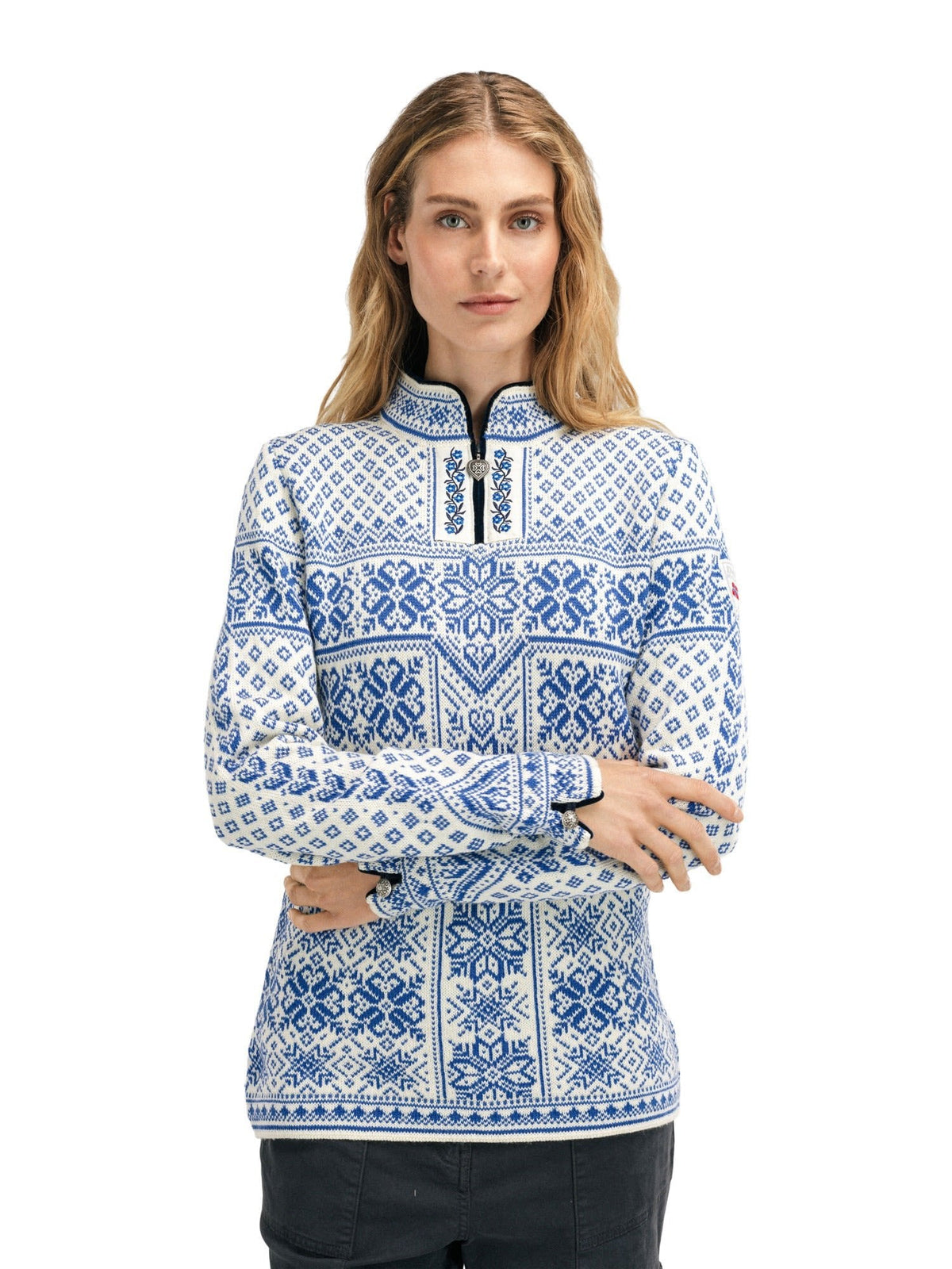 Dale of Norway W PEACE SWEATER - Outerwear at PeakStyle