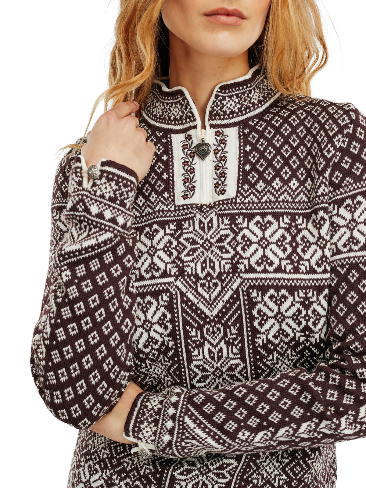 Dale of Norway W PEACE SWEATER - Outerwear at PeakStyle