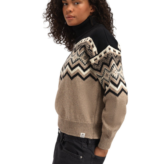 Dale Of Norway W RANDABERG FEM SWEATER Marrone Melanconico Nero Bianco sporco XL - PeakStyle