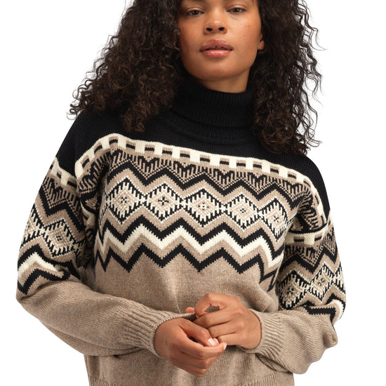 Dale Of Norway W RANDABERG FEM SWEATER Marrone Melanconico Nero Bianco sporco XL - PeakStyle