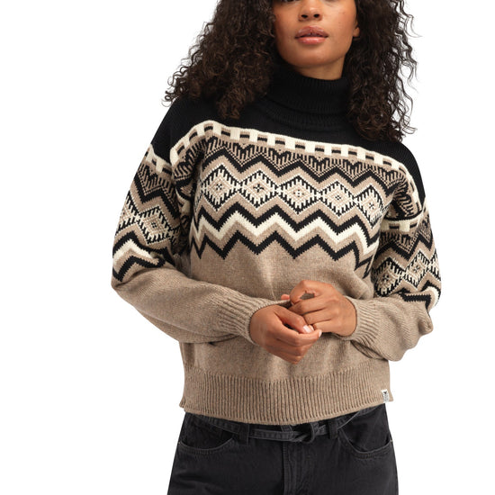 Dale Of Norway W RANDABERG FEM SWEATER Marrone Melanconico Nero Bianco sporco XL - PeakStyle